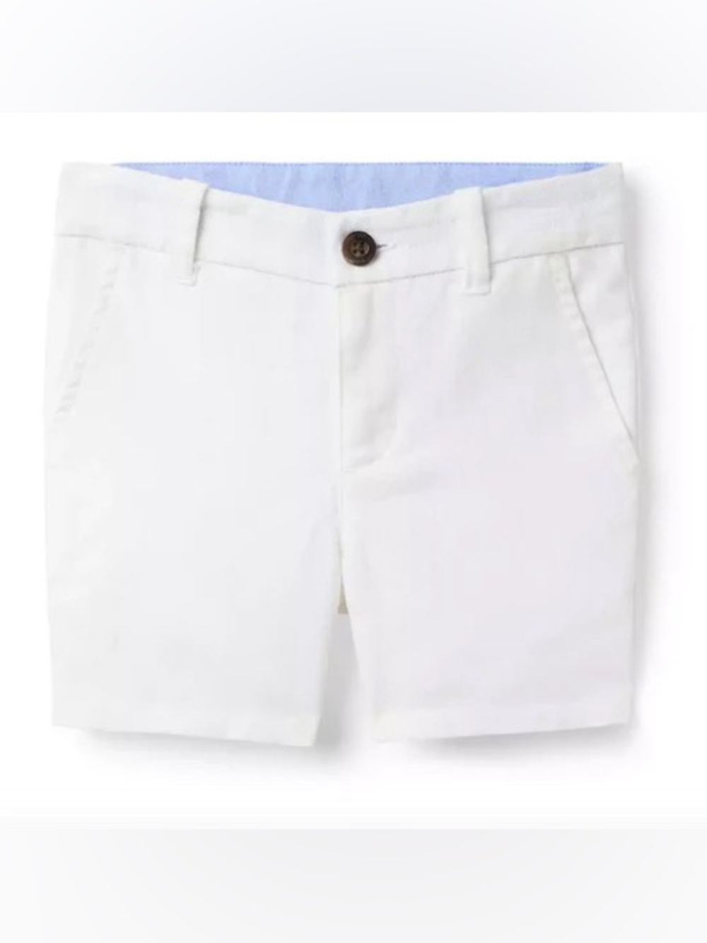 Janie and Jack Linen-Cotton White Short (Size: 3T)